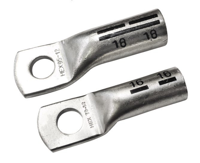 Copper Tubular Compression Type Cable Lugs (DIN 46235)